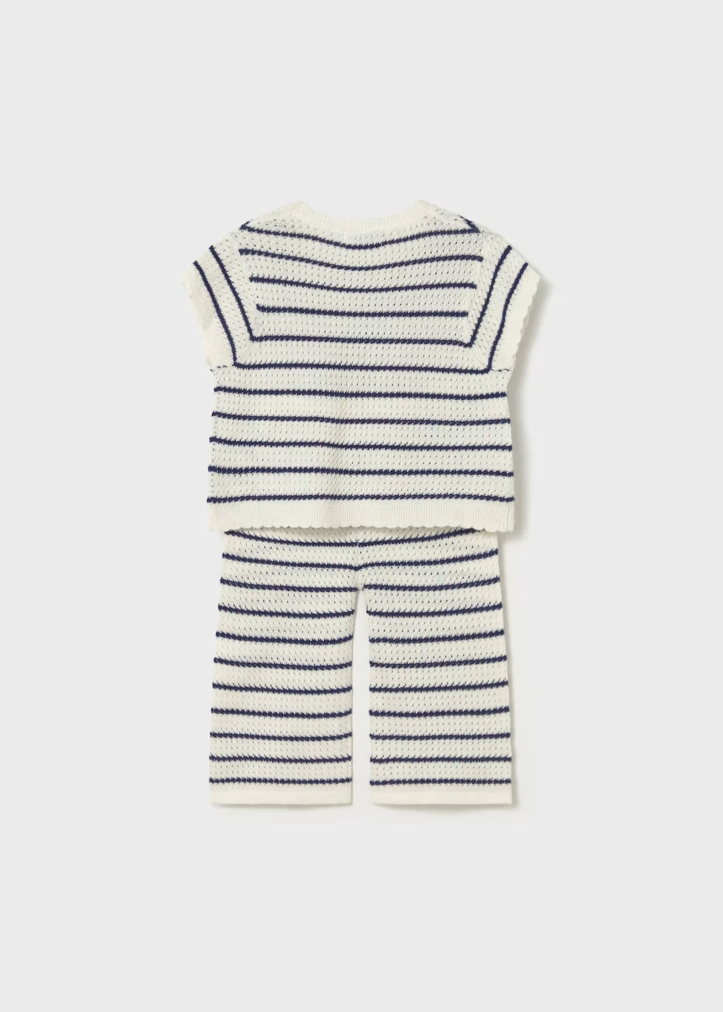 Conjunto pantalón y playera corazones bebé