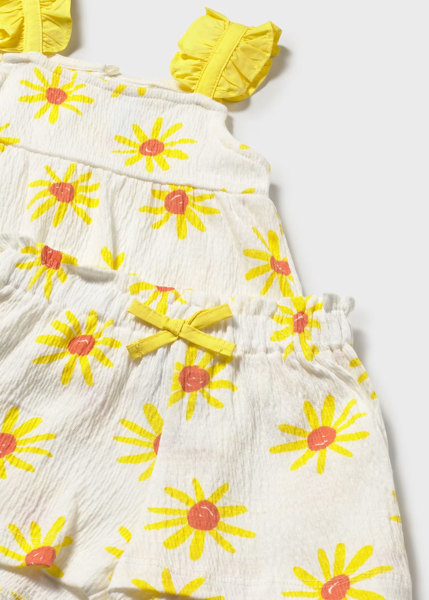 Conjunto short y playera de tirantes bebé