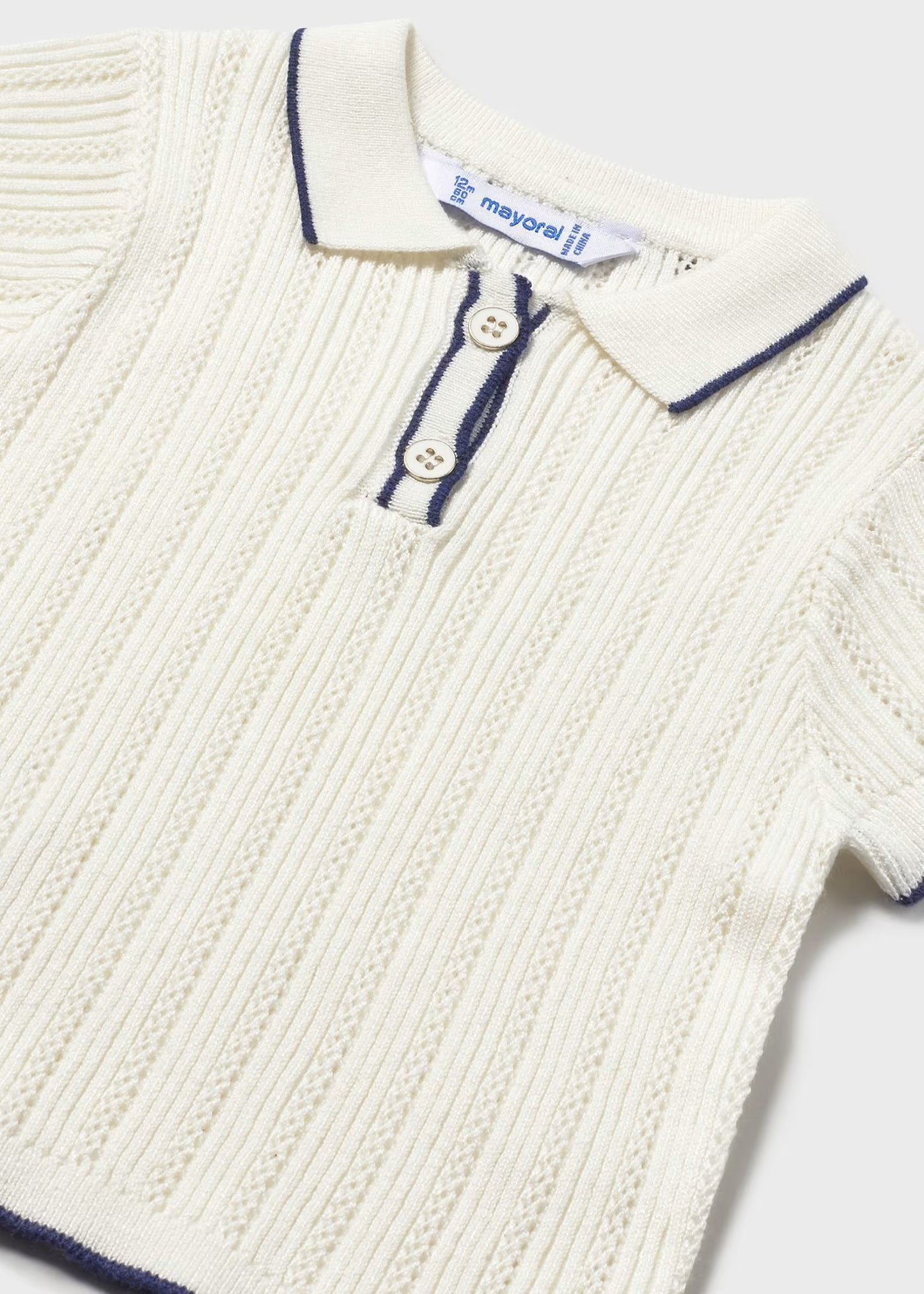 Polo tricot bebé