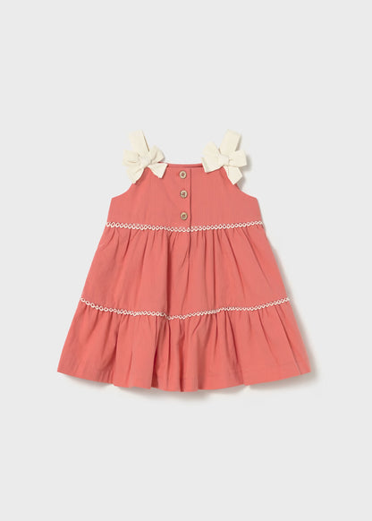 vestido de rizo con moños