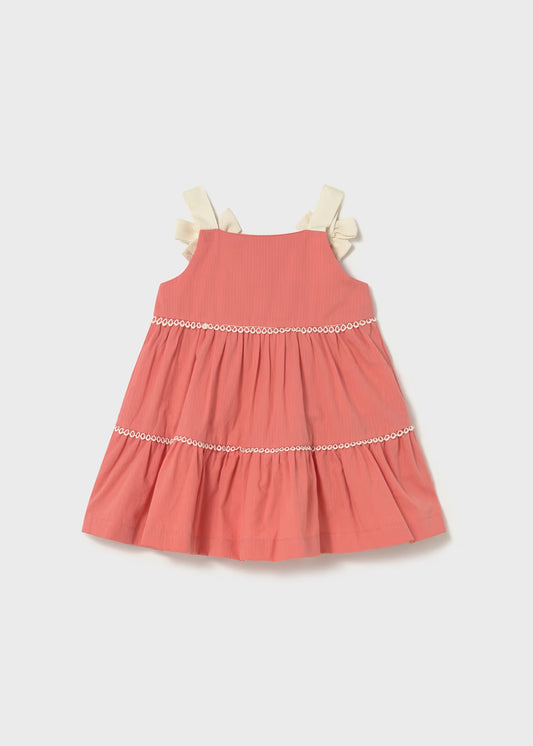 vestido de rizo con moños